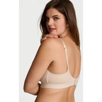 Oblečení a móda Victoria's Secret Lightly Lined Wireless Bra Nude 75C