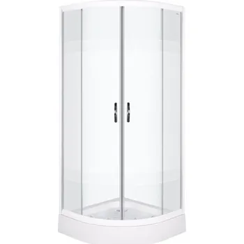 Kerra Xenia čtvrtkruhový sprchový kout s vaničkou Rozměr koutu: 90x90cm, 1959_90X