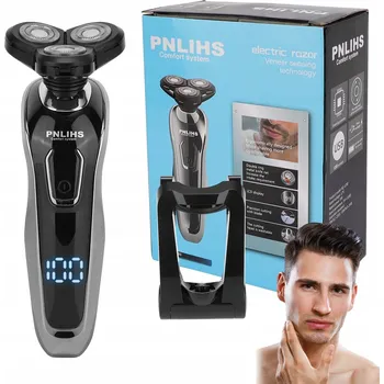 Holicí strojek BEZDRÁTOVÝ Strojek na stříhání a holení VLASŮ a VOUSŮ s DIGITÁLNÍM displejem