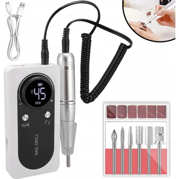 BRUSKA NA NEHTY MANIKÚRA PEDIKÚRA PROFESIONÁLNÍ SADA FRÉZ 2000mAh