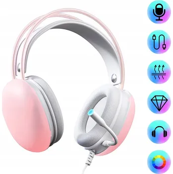 Sluchátka SLUCHÁTKA SLUCHÁTKA PRO HRÁČE S MIKROFONEM RGB LED S505