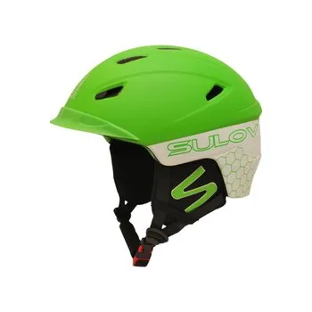 Lyžařská přilba SULOV® DIAVOL In-mold, vel. S (55-56), zeleno-bílá mat