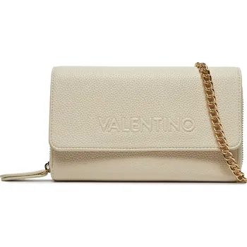 Peněženka Valentino kabelka z polyuretanu béžová