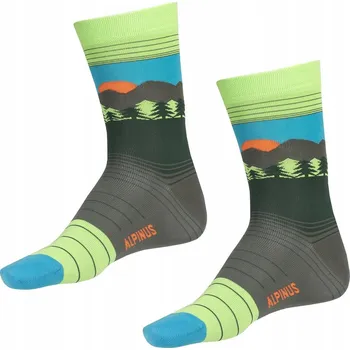Dámské ponožky Ponožky Alpinus Lavaredo zelené - 35-38