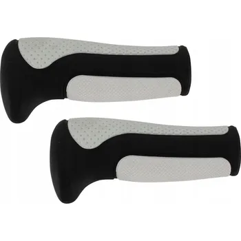 BÍLÉ GRIPY NA ŘIDÍTKA KOLA 108mm