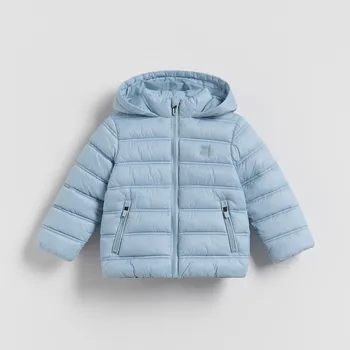 Chlapecká bunda Reserved - Prošívaná bunda s kapucí - světle modrá - 777HF-50X - 777HF-50X-104