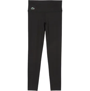 Dámské legíny Legíny Lacoste Mini Pocket Printed Sport - black Černý (XS)