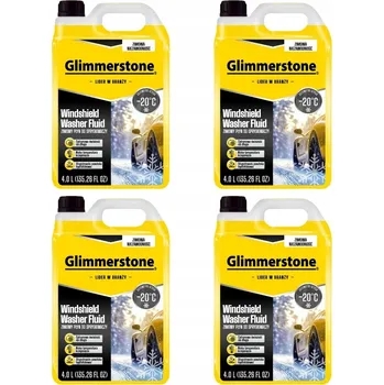 Směs do ostřikovače Glimmerstone zimní kapalina do ostřikovačů – svěží citron s etanolem -20 °C 16 l