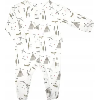 Kojenecký overall Chlapecký bavlněný Overal bílý, Nicol, vel. 86