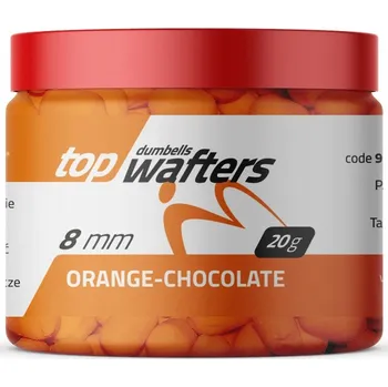 Boilies TOP DUMBELLS WAFTERS POMERANČ ČOKOLÁDA 8MM/20G