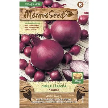 Semeno Cibule sazečka KARMEN MoravoSeed červená 8-16 mm 150 g