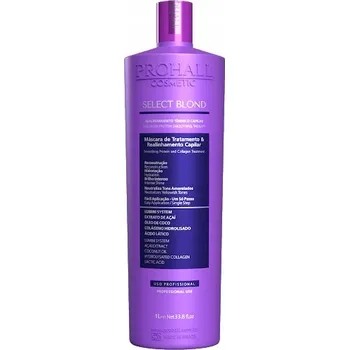 Vlasová regenerace PROHALL Select Blond, Maska na vlasy pro blond vlasy, 1000 ml