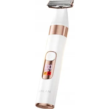 Holicí strojek ANLAN Zastřihovač chloupků na tělo, obličej, vousy a linii bikin Holicí Strojek Vodotěsný, výdrž 90 minut