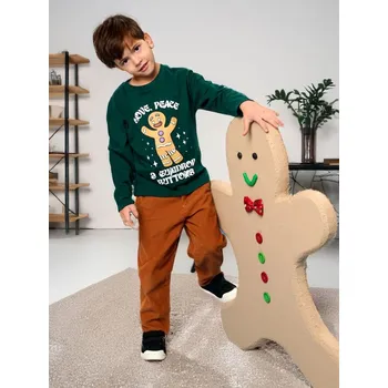 Chlapecké tričko Sinsay - Tričko s dlouhým rukávem Shrek - zelená - 647CB-67X - 647CB-67X-98