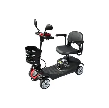 Elektrický invalidní skútr Elektrický čtyřkolový vozík RACCEWAY® SOLID, vínový