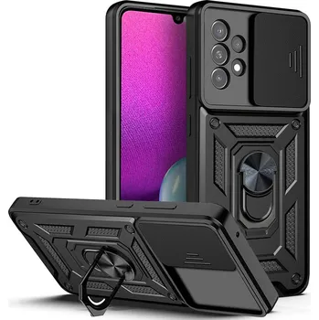 Pouzdro na mobilní telefon Hybrid Armor CAMSHIELD / odolné pouzdro / kryt 4v1 / pro Samsung Galaxy A33 5G / černé