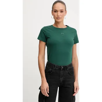 Pánské tričko Bavlněné tričko Pinko 100355.A2RD zelená 79X, vel. S