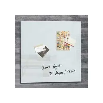 Magnetická skleněná tabule "Artverum® ", bílá, 48x48cm, SIGEL,rychlé dodání