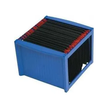 Zásobník na papírové ručníky Zásobník na závěsné desky, modrý, plast, HELIT,rychlé dodání