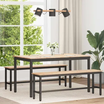 Jídelní stůl vidaXL Jídelní stůl Přírodní 140 x 80 x 75 cm Masivní borové dřevo [892789]