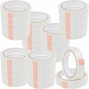 Lepicí páska Balicí páska Wobell průhledná šířka 19 mm délka 66 m 1 ks