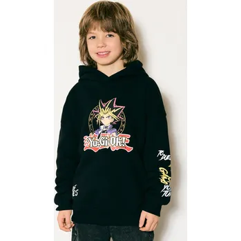 Dětská móda Reserved - Mikina Yu-Gi-Oh! - černý - 580HR-99X - 580HR-99X-146