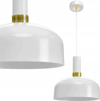 Závěsné svítidlo MILAGRO MALMO MLP6197 BÍLÁ / ZLATÁ