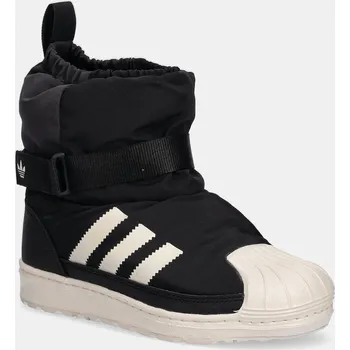 Dívčí sněhule Dětské sněhule adidas Originals SUPERSTAR 360 WTR BOOT JQ7949 černá 99X, EUR 30.5