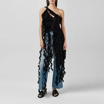 Dámská košile Košile AmyLynn Black 554774 14 (XL)