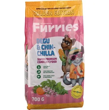Krmivo pro hlodavce Furries extrudované granule činčila a degu 700 g EXPIRACE květen (30.5.2026)