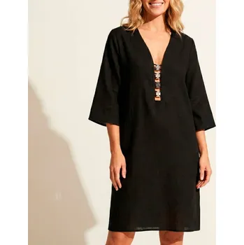 Dámské plavky Tunika LISE CHARMEL (ASB4490-02), Barva černá, Velikost L