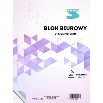 Blok Kancelářský papír Tres formát A4 70g 50 listů