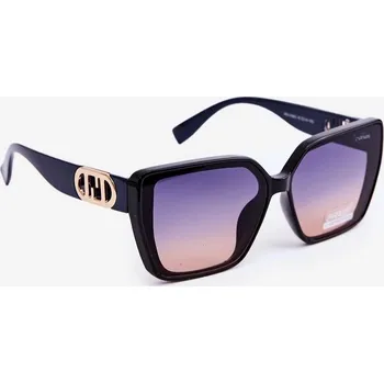 Sluneční brýle SLUNEČNÍ BRÝLE DÁMSKÉ SE ZLATÝM DETAILM, TMAVĚ MODRÉ