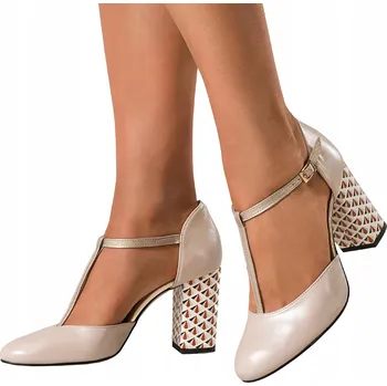 Dámské lodičky Casu dámské lodičky na sloupkovém podpatku, velikost 39