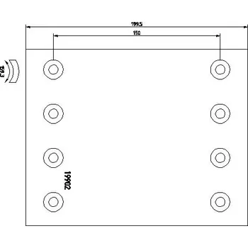 Brzdová čelist Brzdove oblozeni, bubnova brzda TEXTAR 19902/03/18TE