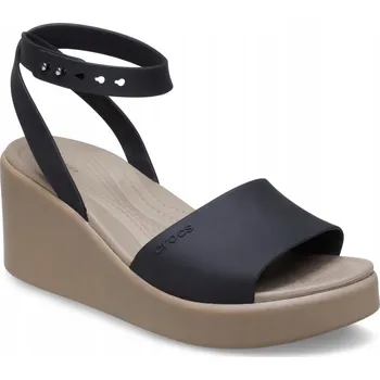 Dámská obuv Crocs dámské sandály Brooklyn Ankle Strap Wedge na klínku, velikost 37,5