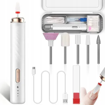 BRUSKA NA NEHTY MANIKÚRA PEDIKÚRA BEZDRÁTOVÁ SADA AKUMULÁTOR PRO