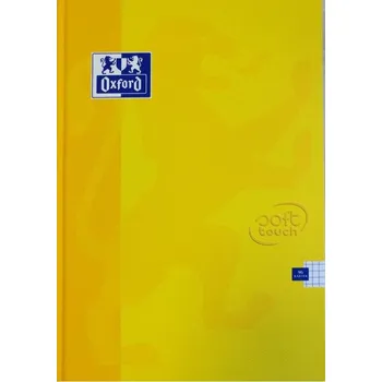 Sešit Kostkovaný sešit Oxford s tvrdou obálkou A5 60 ks, vícebarevný