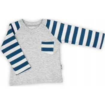 Chlapecká mikina Nicol dětská mikina s dlouhým rukávem, bavlna, vícebarevná, velikost 74