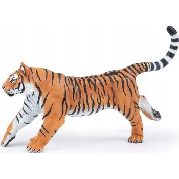 Figurka Figurka běžícího tygra PAPO - Ručně malovaná