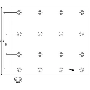 Brzdový systém Brzdove oblozeni, bubnova brzda JURID 1993211070