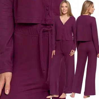 Dámské pyžamo Moraj dámské pyžamo polyester fialové, velikost XL