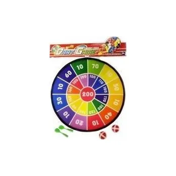 Dětská zbraň Dovednostní hra Šipky s terčem 36 cm Madej