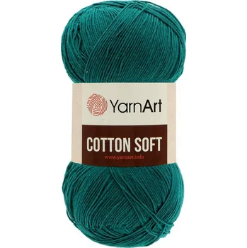 Příze YarnArt Cotton Soft 63 zelená