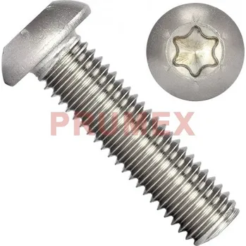 Šroub Šroub s půlkulatou hlavou TORX ISO 7380 M5x20 nerez A2