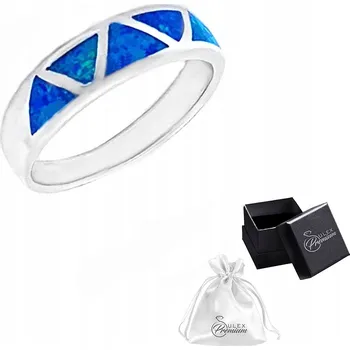 Prsten Prstýnek ryzost 925 Modrý opál| vel. 12