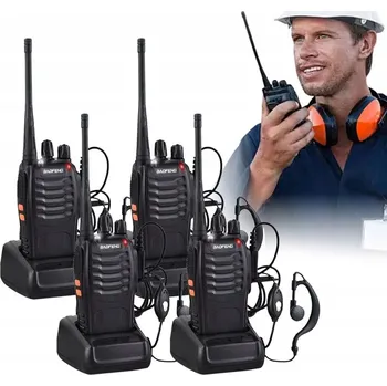 Vysílačka VYSÍLAČKA 4x VYSÍLAČKA BAOFENG BF-88E PMR VELKÝ DOSAH RADIOTELEFONU