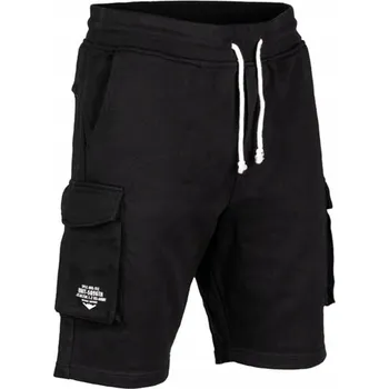Pánské kraťasy Trénink kraťasy Mil-Tec US Sweatshorts Black L