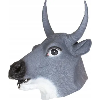 Karnevalová maska Maska na obličej Korbi 47 latex zvířata šedá