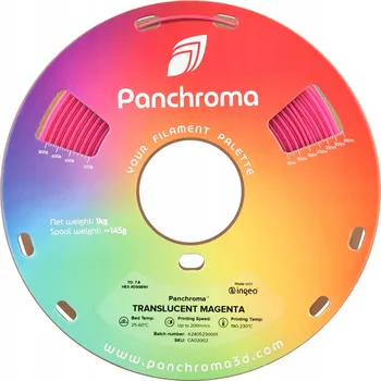 Filament Polymaker Panchroma PLA Průsvitná Magenta 1.75 mm 1 kg